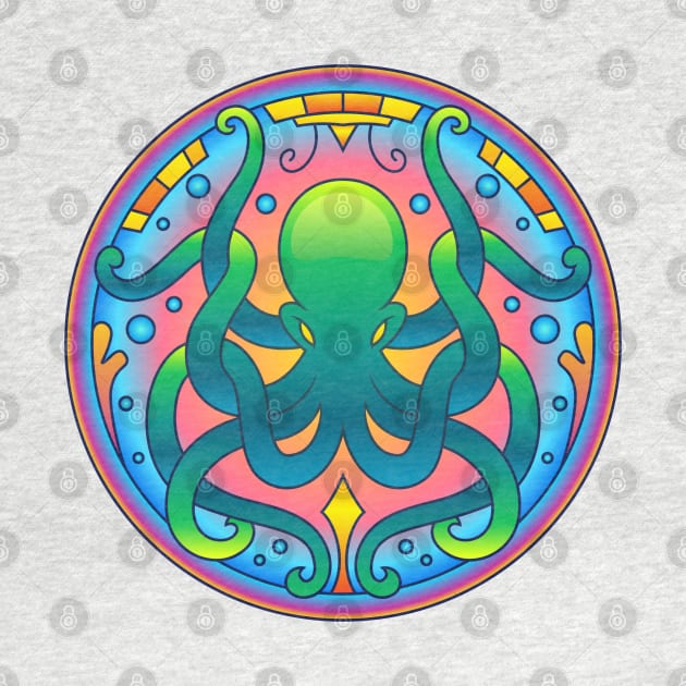 Octopus Mandala by susannefloe
